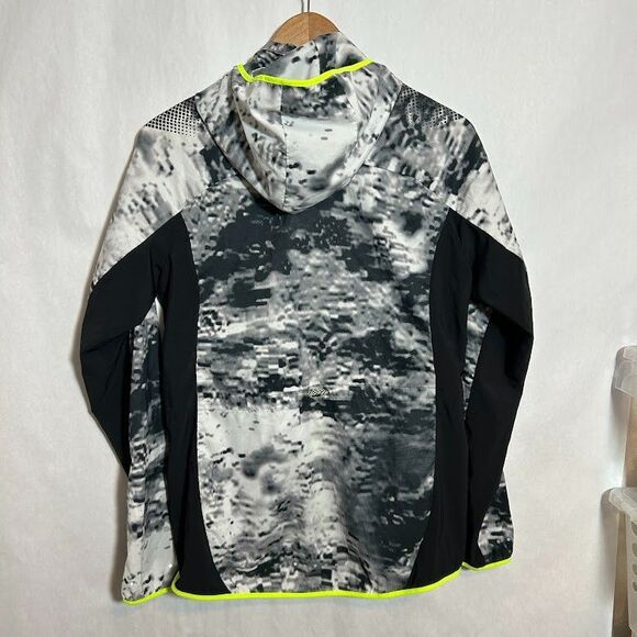 Nike Trail Kiger Full Zip Hooded Running Jacket Womens Medium Reflective Black - Picture 3 of 9